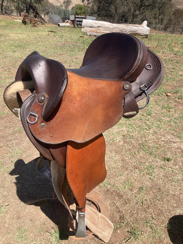 P. Ross's saddle after BEST Leather Care